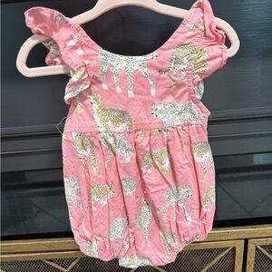 Pink Chicken Leopard Print Kids Bubble